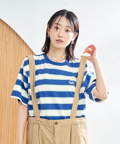 PENNEYS(ぺニーズ)の「PENNEYS別注 コットンアソートTシャツ(Tシャツ/カットソー・レディース・オフホワイト/その他1/その他2/その他3/ナチュラル/ダークグレー/クリーム・M/L)」の22枚目の写真