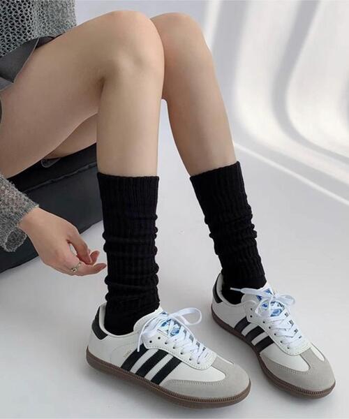 WEGO(ウィゴー)の「WEGO/ユルリブハイソックス(ソックス/靴下・レディース・ホワイト/ライトグレー/ブラック・23-25cm)」の8枚目の写真