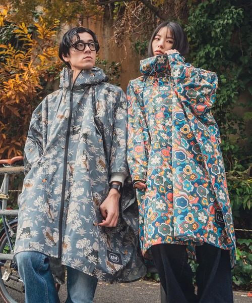 KiU】キウ スタンダードレインポンチョ-2ND K404（レインコート