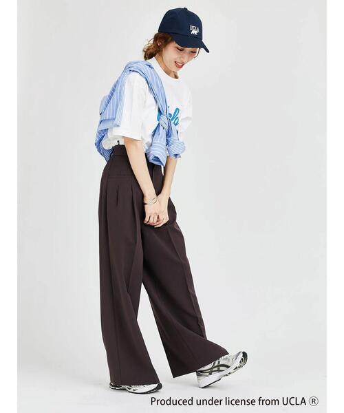 Lugnoncure（ルノンキュール）の「【UCLA】テールロゴTシャツ（Tシャツ/カットソー・レディース・ブラック/オフホワイト・F）」の16枚目の写真