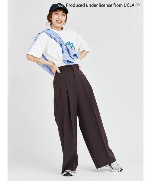 Lugnoncure（ルノンキュール）の「【UCLA】テールロゴTシャツ（Tシャツ/カットソー・レディース・ブラック/オフホワイト・F）」の17枚目の写真