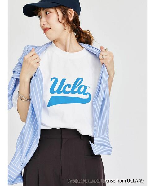 Lugnoncure（ルノンキュール）の「【UCLA】テールロゴTシャツ（Tシャツ/カットソー・レディース・ブラック/オフホワイト・F）」の18枚目の写真