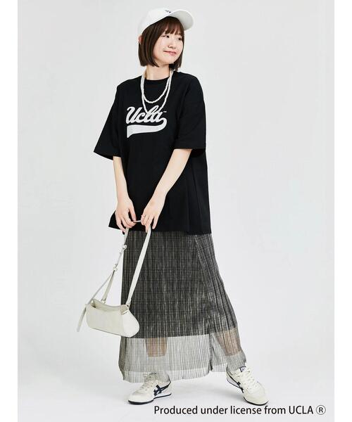 Lugnoncure（ルノンキュール）の「【UCLA】テールロゴTシャツ（Tシャツ/カットソー・レディース・ブラック/オフホワイト・F）」の22枚目の写真