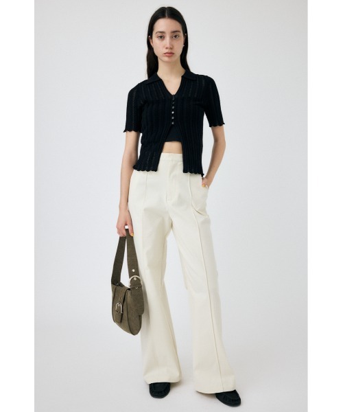 MOUSSY（マウジー）の「COTTON KNIT OPENWORK カーディガン（カーディガン/ボレロ・レディース・ブラック/オフホワイト/オレンジ系その他・FREE）」の5枚目の写真