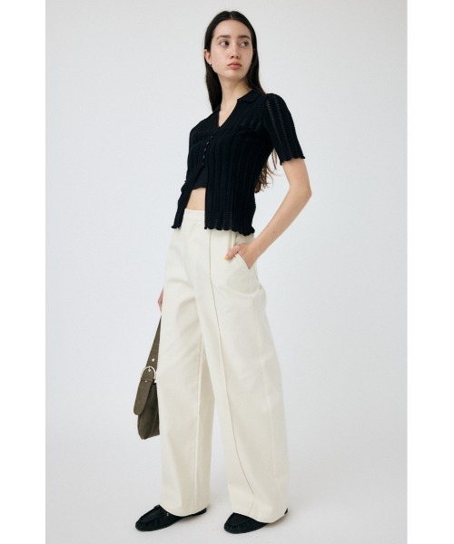 MOUSSY（マウジー）の「COTTON KNIT OPENWORK カーディガン（カーディガン/ボレロ・レディース・ブラック/オフホワイト/オレンジ系その他・FREE）」の6枚目の写真