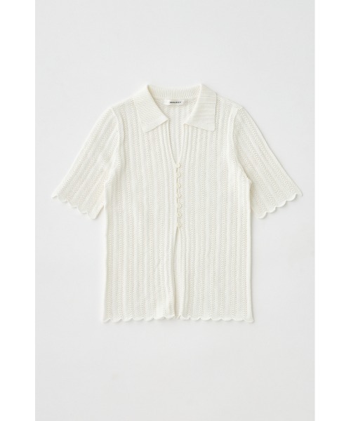 MOUSSY（マウジー）の「COTTON KNIT OPENWORK カーディガン（カーディガン/ボレロ・レディース・ブラック/オフホワイト/オレンジ系その他・FREE）」の22枚目の写真