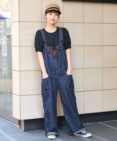 FREAK'S STORE（フリークスストア）の「バルーンスリーブ ショートスリーブTシャツ（Tシャツ/カットソー・レディース・オフホワイト/ブラック/レッド/ベージュ・ﾌﾘ-）」の21枚目の写真