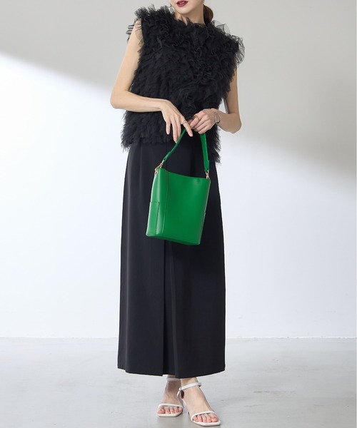 &. NOSTALGIA（アンドドットノスタルジア）の「【ZOZO限定】フロントタックペンシルロングスカート（スカート・レディース・ベージュ/チャコールグレー/ブラック・マルチサイズ）」の8枚目の写真