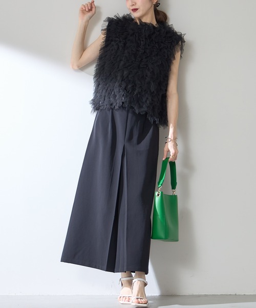 ZOZO限定】フロントタックペンシルロングスカート（スカート