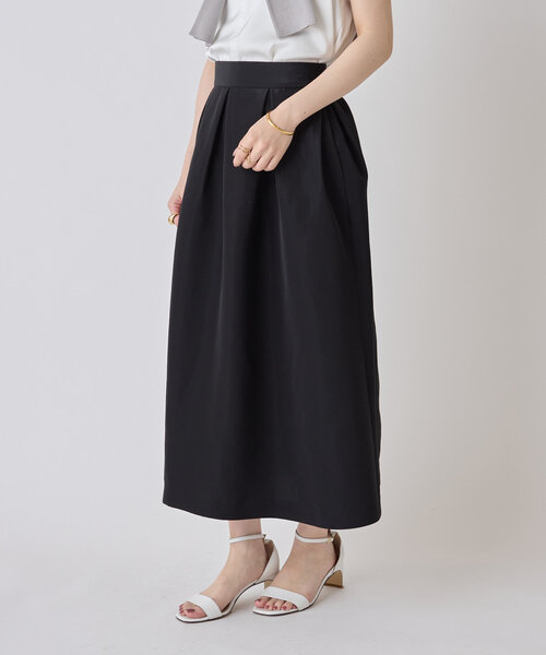 LIVETART（リヴェタート）の「グロッシーグログランスカート（スカート・レディース・ブラック・FREE）」の3枚目の写真