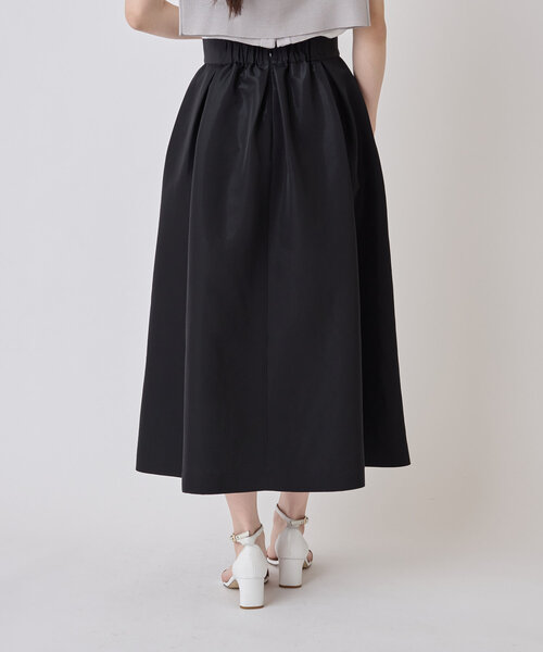 LIVETART（リヴェタート）の「グロッシーグログランスカート（スカート・レディース・ブラック・FREE）」の5枚目の写真