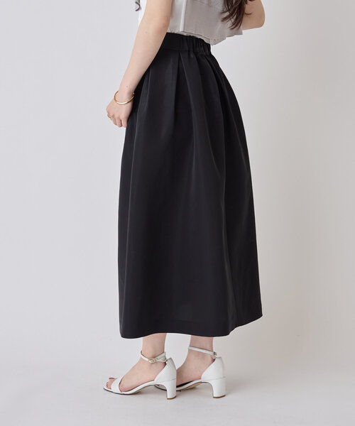 LIVETART（リヴェタート）の「グロッシーグログランスカート（スカート・レディース・ブラック・FREE）」の6枚目の写真