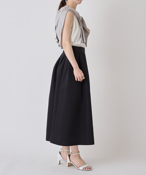 LIVETART（リヴェタート）の「グロッシーグログランスカート（スカート・レディース・ブラック・FREE）」の10枚目の写真