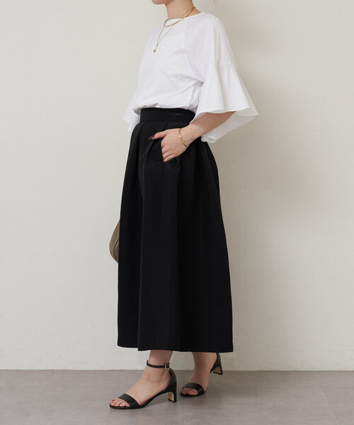 LIVETART（リヴェタート）の「グロッシーグログランスカート（スカート・レディース・ブラック・FREE）」の21枚目の写真