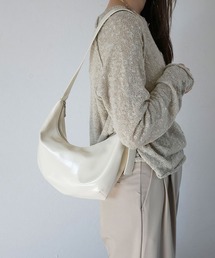 ラウンドハーフムーンバッグ/round halfmoon bag ショルダーバッグ ホーボー シンプル カジュアル 韓国 Y2K