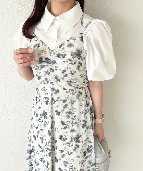 apres jour(アプレジュール)の「花柄ティアードキャミワンピース(ワンピース・レディース・ブラウン系その他/ピンク系その他/ブラック系その他・フリー/X-LARGE)」の15枚目の写真