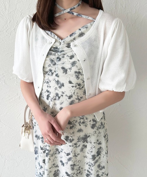 apres jour(アプレジュール)の「花柄ティアードキャミワンピース(ワンピース・レディース・ブラウン系その他/ピンク系その他/ブラック系その他・フリー/X-LARGE)」の11枚目の写真