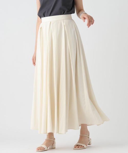 Elura（エルーラ）の「セミシアボリュームスカート＜低身長サイズあり＞/420603（スカート・レディース・オフホワイト/ライトブルー/ネイビー・FREE/FREE(S)）」の2枚目の写真