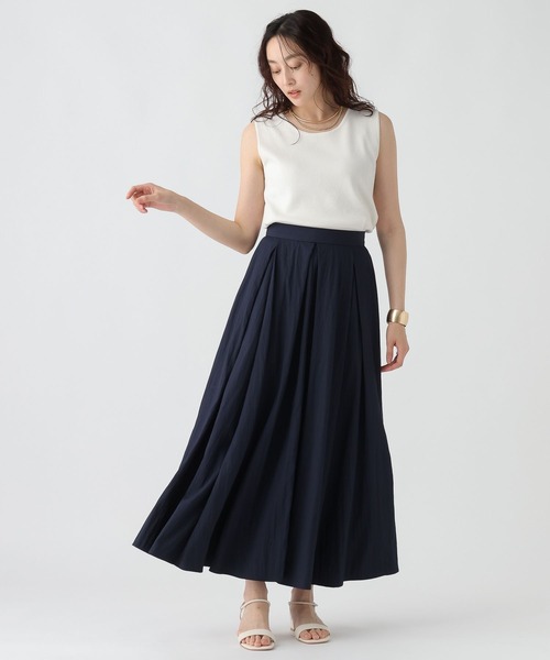 Elura（エルーラ）の「セミシアボリュームスカート＜低身長サイズあり＞/420603（スカート・レディース・オフホワイト/ライトブルー/ネイビー・FREE/FREE(S)）」の17枚目の写真