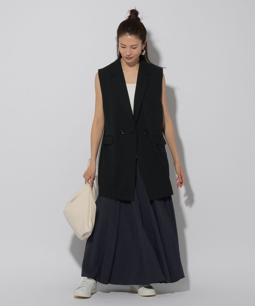 Elura（エルーラ）の「セミシアボリュームスカート＜低身長サイズあり＞/420603（スカート・レディース・オフホワイト/ライトブルー/ネイビー・FREE/FREE(S)）」の21枚目の写真