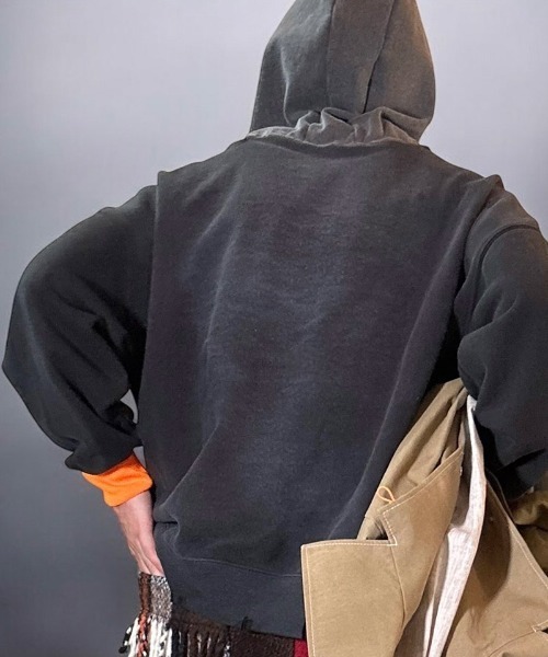 masterkey（マスターキー）の「mpa3803-MUTANT パーカー（パーカー・メンズ・グレー/ブラック・1/2）」の3枚目の写真