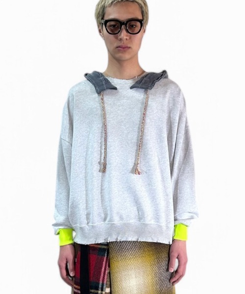 masterkey（マスターキー）の「mpa3803-MUTANT パーカー（パーカー・メンズ・グレー/ブラック・1/2）」の12枚目の写真