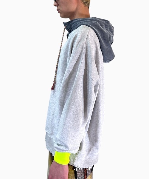 masterkey（マスターキー）の「mpa3803-MUTANT パーカー（パーカー・メンズ・グレー/ブラック・1/2）」の14枚目の写真