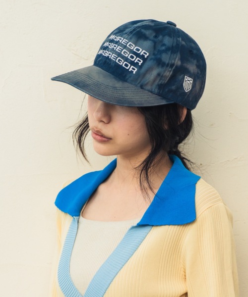 McGREGOR(マックレガー)の「McGREGOR Bleached Embroidery Cap(キャップ・レディース・ブルー系その他/ブラウン系その他・FREE)」の2枚目の写真