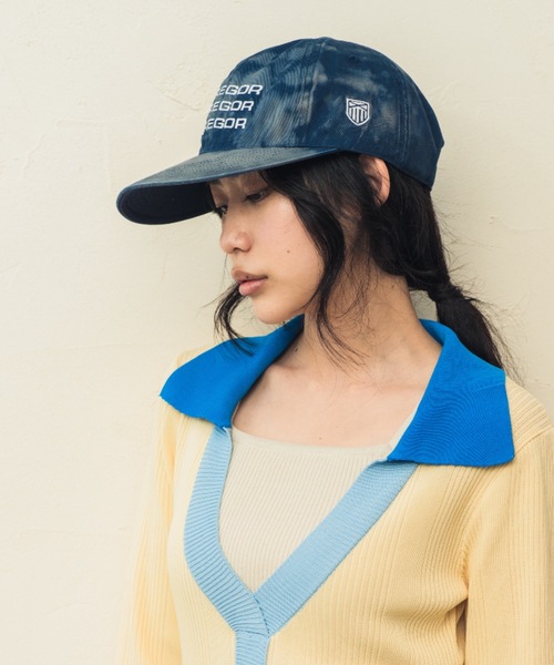 McGREGOR(マックレガー)の「McGREGOR Bleached Embroidery Cap(キャップ・レディース・ブルー系その他/ブラウン系その他・FREE)」の8枚目の写真