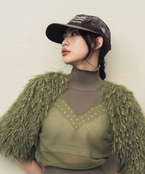 McGREGOR(マックレガー)の「McGREGOR Bleached Embroidery Cap(キャップ・レディース・ブルー系その他/ブラウン系その他・FREE)」の5枚目の写真
