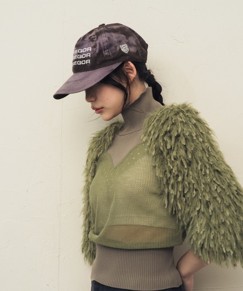 McGREGOR(マックレガー)の「McGREGOR Bleached Embroidery Cap(キャップ・レディース・ブルー系その他/ブラウン系その他・FREE)」の6枚目の写真