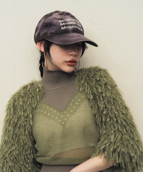 McGREGOR(マックレガー)の「McGREGOR Bleached Embroidery Cap(キャップ・レディース・ブルー系その他/ブラウン系その他・FREE)」の16枚目の写真