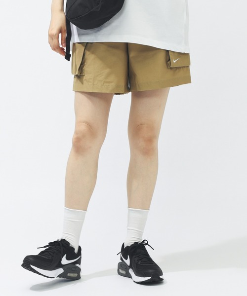 NIKE（ナイキ）の「ナイキ NIKE ナイキ  NSW ESSNTL WVN HR 5 カーゴ ショート（カーゴパンツ・レディース・ブラウン/ブラック/チョコ・S/M/L）」の15枚目の写真