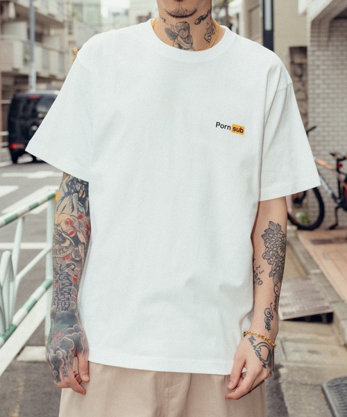 Subciety(サブサエティ)の「Server tee(Tシャツ/カットソー・メンズ・ホワイト/ブラック・XX-LARGE/X-LARGE/LARGE/MEDIUM/SMALL)」の1枚目の写真