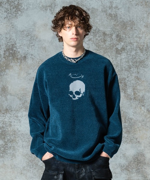 glamb Skull Molle Knit / スカルモールニット GB0325/KNT04 : Skull Molle Knit / スカルモールニット – glamb