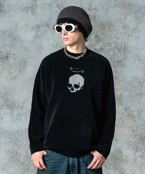 Skull Molle Knit / スカルモールニット（ニット/セーター）｜glamb