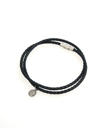 an meets zakka（アンミツザッカ）の「an meets zakka コインチャームレザー２重ブレスレット（ブレスレット）」