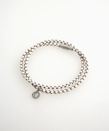 an meets zakka（アンミツザッカ）の「an meets zakka コインチャームレザー２重ブレスレット（ブレスレット）」