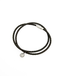 an meets zakka（アンミツザッカ）の「an meets zakka コインチャームレザー２重ブレスレット（ブレスレット）」