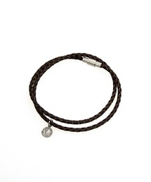 an meets zakka（アンミツザッカ）の「an meets zakka コインチャームレザー２重ブレスレット（ブレスレット）」