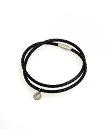 an meets zakka（アンミツザッカ）の「an meets zakka コインチャームレザー２重ブレスレット（ブレスレット）」