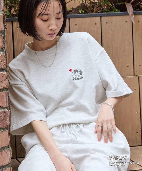 専用【PEANUTS】スヌーピー　ワンポイントプルオーバー PEANUTS / SNOOPY】別注 ピーナッツ スヌーピー セットアップ