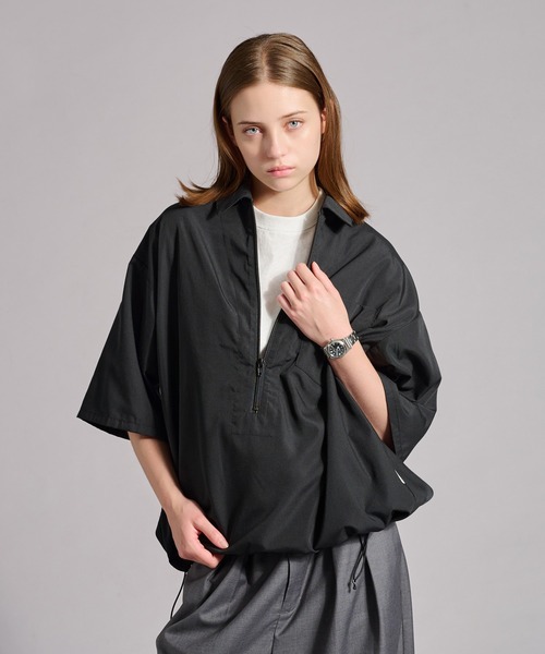 新品★ATTACHMENT ウルティマシルキー オーバーサイズ半袖★ブラック 3 D-VEC - 【ラスト1点】【限定】WINDSTOPPER BY GORE-TEX LABS 3L x