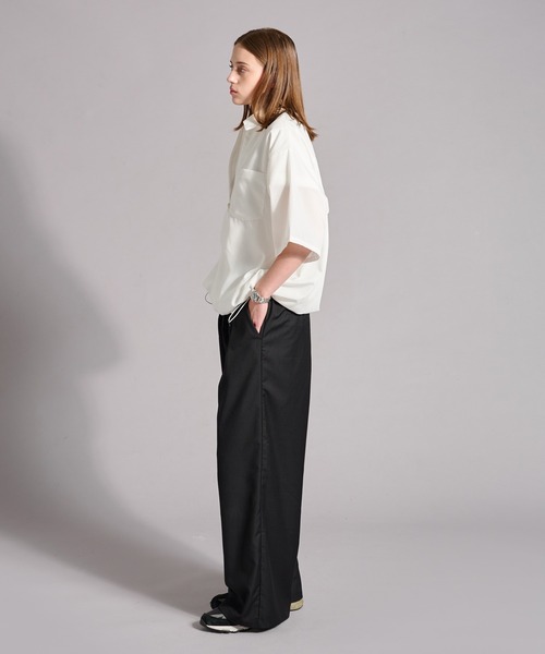 WETTEMPT（ウィテンプト）の「ZIP VAROUZE SHIRT / ジップヴァルーズシャツ（シャツ/ブラウス・メンズ・ブラック/オフホワイト/チャコールグレー・SMALL/MEDIUM/LARGE）」の13枚目の写真