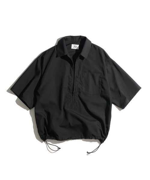 WETTEMPT（ウィテンプト）の「ZIP VAROUZE SHIRT / ジップヴァルーズシャツ（シャツ/ブラウス・メンズ・ブラック/オフホワイト/チャコールグレー・SMALL/MEDIUM/LARGE）」の21枚目の写真