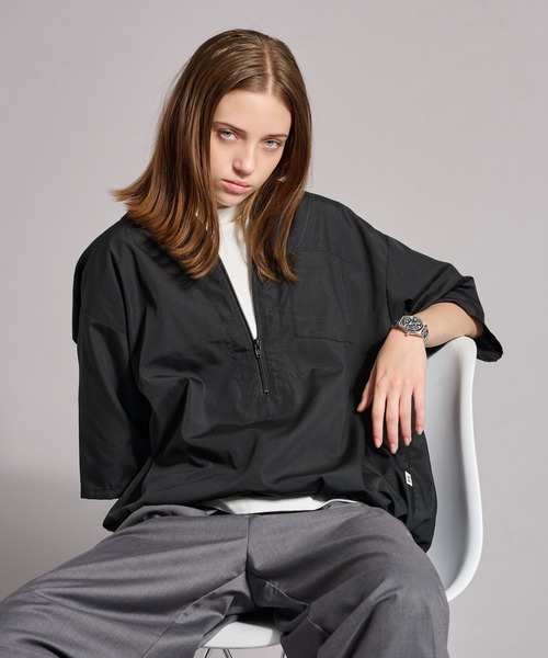 セール】ZIP VAROUZE SHIRT / ジップヴァルーズシャツ（シャツ