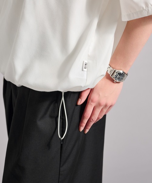 WETTEMPT（ウィテンプト）の「ZIP VAROUZE SHIRT / ジップヴァルーズシャツ（シャツ/ブラウス・メンズ・ブラック/オフホワイト/チャコールグレー・SMALL/MEDIUM/LARGE）」の20枚目の写真