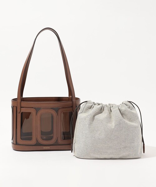 ORSETTO ブラウン マザーズバッグ オルセット ORSETTO LIENA レザートートバッグ （brown