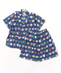 Ribbon hakka kid's（リボンハッカキッズ）の「濱文様甚平（浴衣）」
