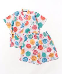 Ribbon hakka kid's（リボンハッカキッズ）の「濱文様甚平（浴衣）」